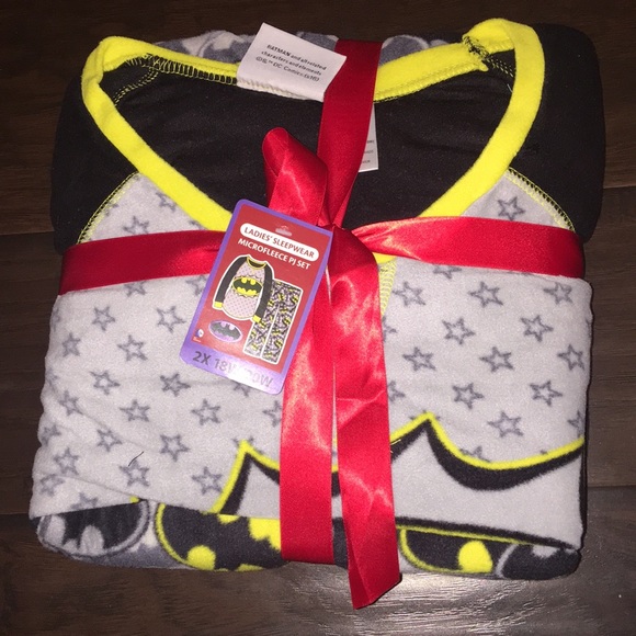 Other - Bat Girl Super Hero Microfleece PJ Set 2X 18W/20W